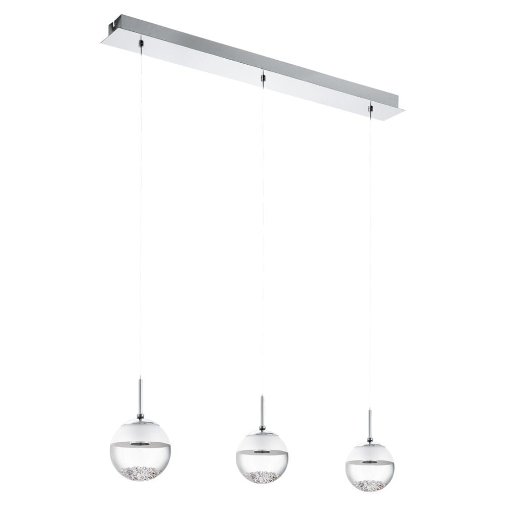 Lustra cristal EGLO MONTEFIO 1 93784 | Eglo Romania Lustră MONTEFIO 1 LED 3X5W IP20 93784