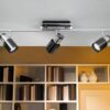 30834_AMBIENT_0001 | Eglo Romania Spot pe bară DAVIDA 1 GU10 3X4.6W IP20 30834