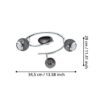 31007_DIMENSION_0001 | Eglo Romania Spot pe bară BIMEDA GU10 3X2.8W IP20 31007