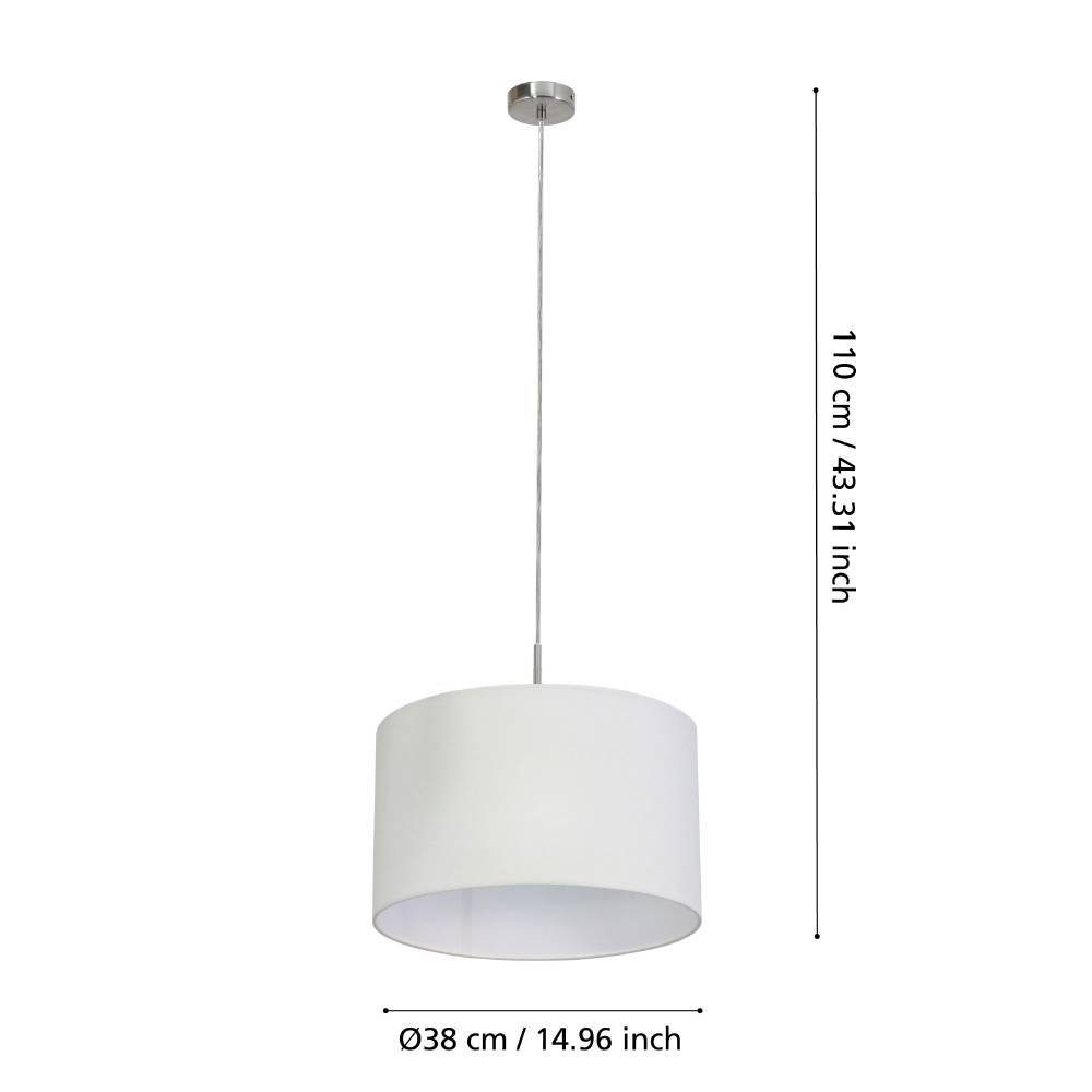 31571_DIMENSION_0001 | Eglo Romania Pendul PASTERI E27 IP20 31571