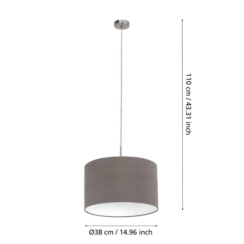 31574_DIMENSION_0001 | Eglo Romania Pendul PASTERI E27 IP20 31574