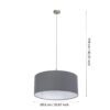 31577_DIMENSION_0001 | Eglo Romania Pendul PASTERI E27 IP20 31577