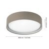 31589_DIMENSION_0001 | Eglo Romania Plafonieră PASTERI LED 3X3.6W IP20 31589