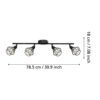 32767_DIMENSION_0001 | Eglo Romania Spot pe bară ZAPATA 1 G9LED 4X3W IP20 32767