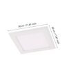 32812_DIMENSION_0001 | Eglo Romania Panou SALOBRENA 1 LED 14W IP20 32812