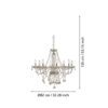 39093_DIMENSION_0001 | Eglo Romania Candelabru BASILANO 8XE14 IP20 39093