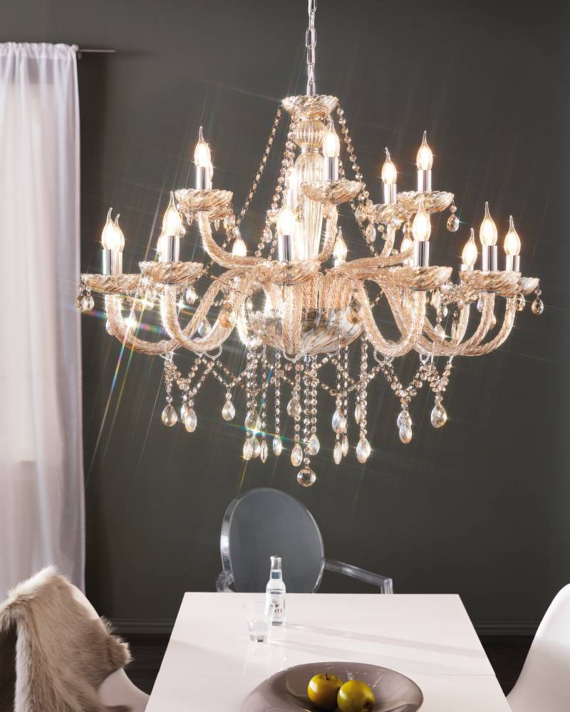 39095_AMBIENT_0001 | Eglo Romania Candelabru BASILANO 18XE14 IP20 39095