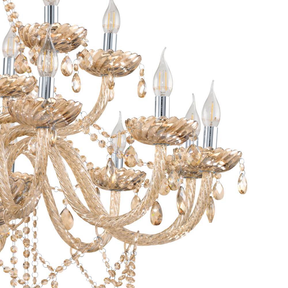 39095_DETAIL_0001 | Eglo Romania Candelabru BASILANO 18XE14 IP20 39095