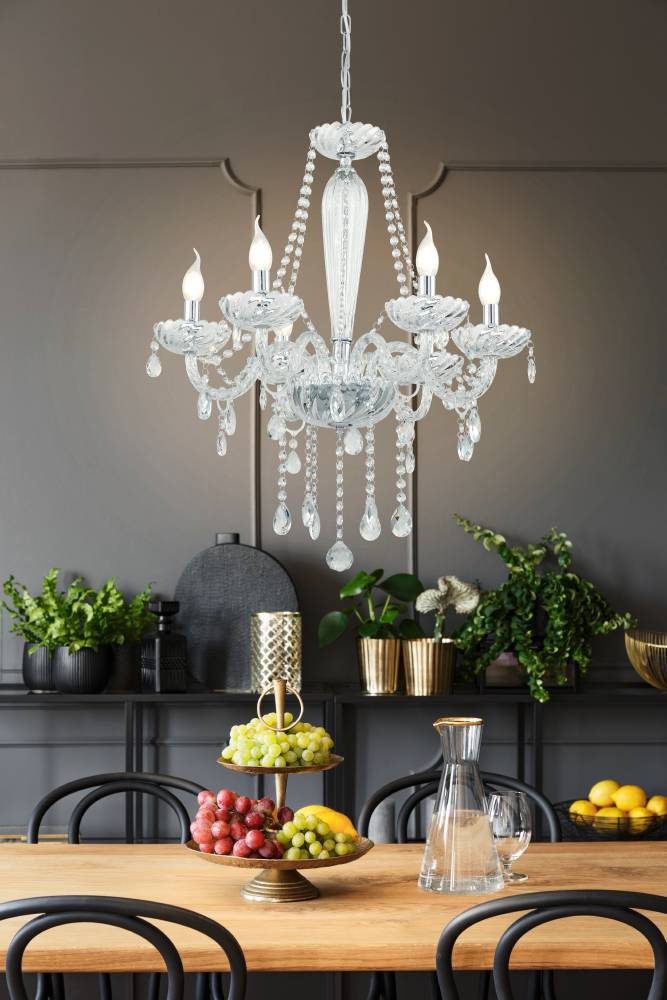 39099_AMBIENT_0001 | Eglo Romania Candelabru BASILANO 1 6XE14 IP20 39099