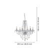 39099_DIMENSION_0001 | Eglo Romania Candelabru BASILANO 1 6XE14 IP20 39099