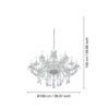39103_DIMENSION_0001 | Eglo Romania Candelabru BASILANO 1 18XE14 IP20 39103