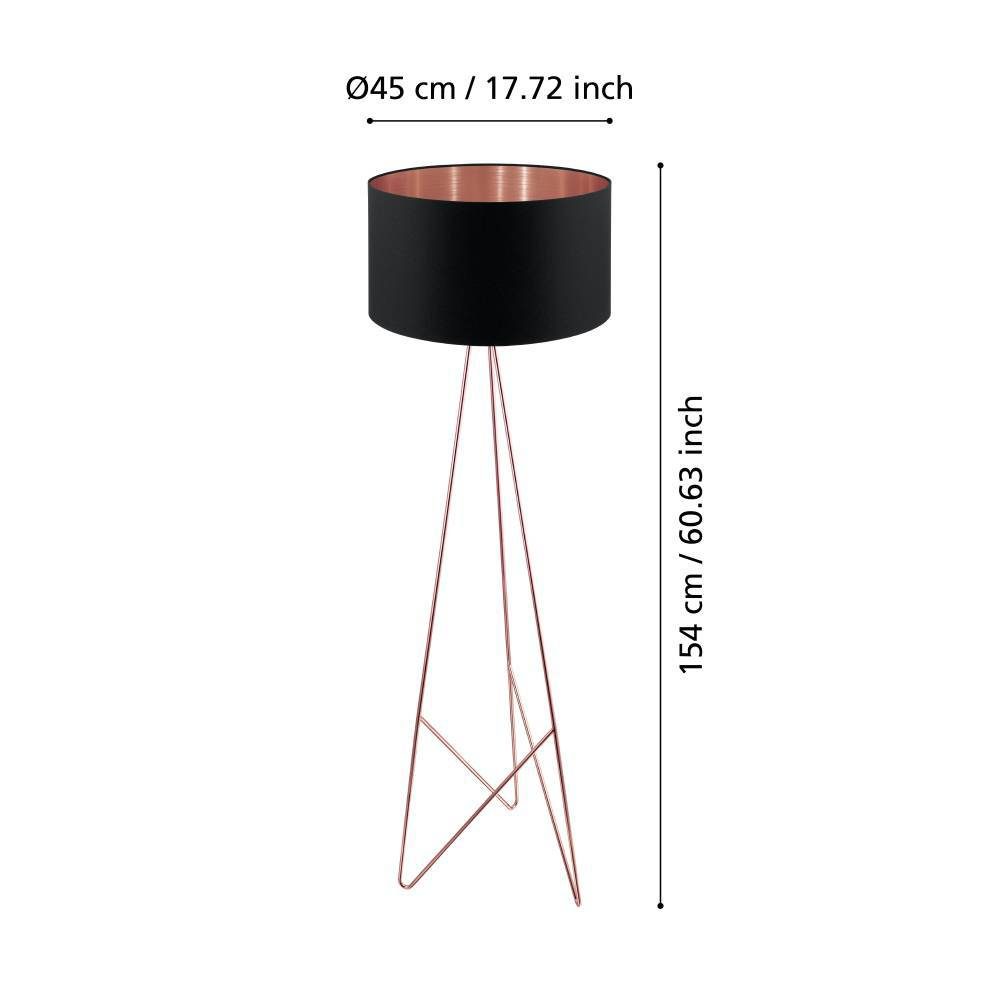 39229_DIMENSION_0001 | Eglo Romania Lampadar CAMPORALE E27 IP20 39229