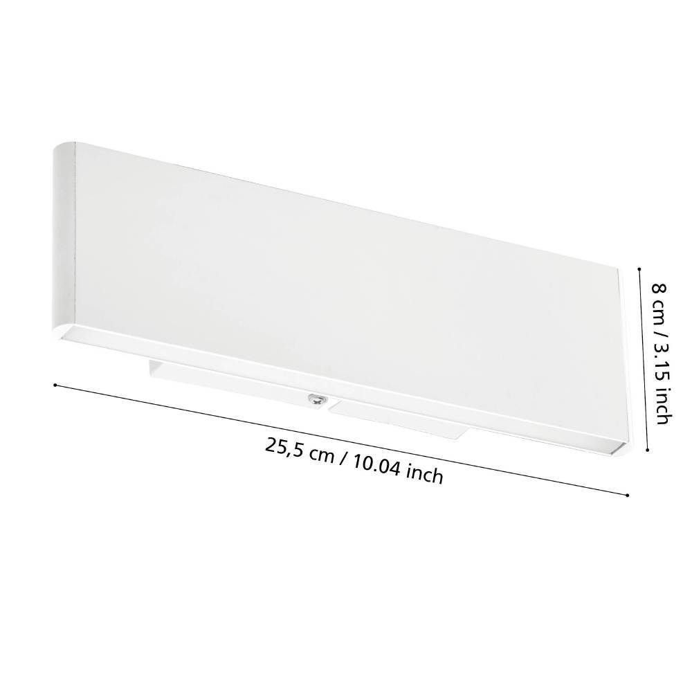 39265_DIMENSION_0001 | Eglo Romania Aplică CLIMENE LED 2X5.4W IP20 39265