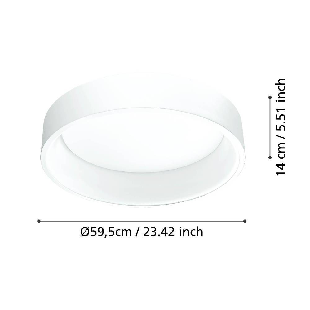 39287_DIMENSION_0001 | Eglo Romania Plafonieră MARGHERA 1 LED 4X8.8W IP20 39287