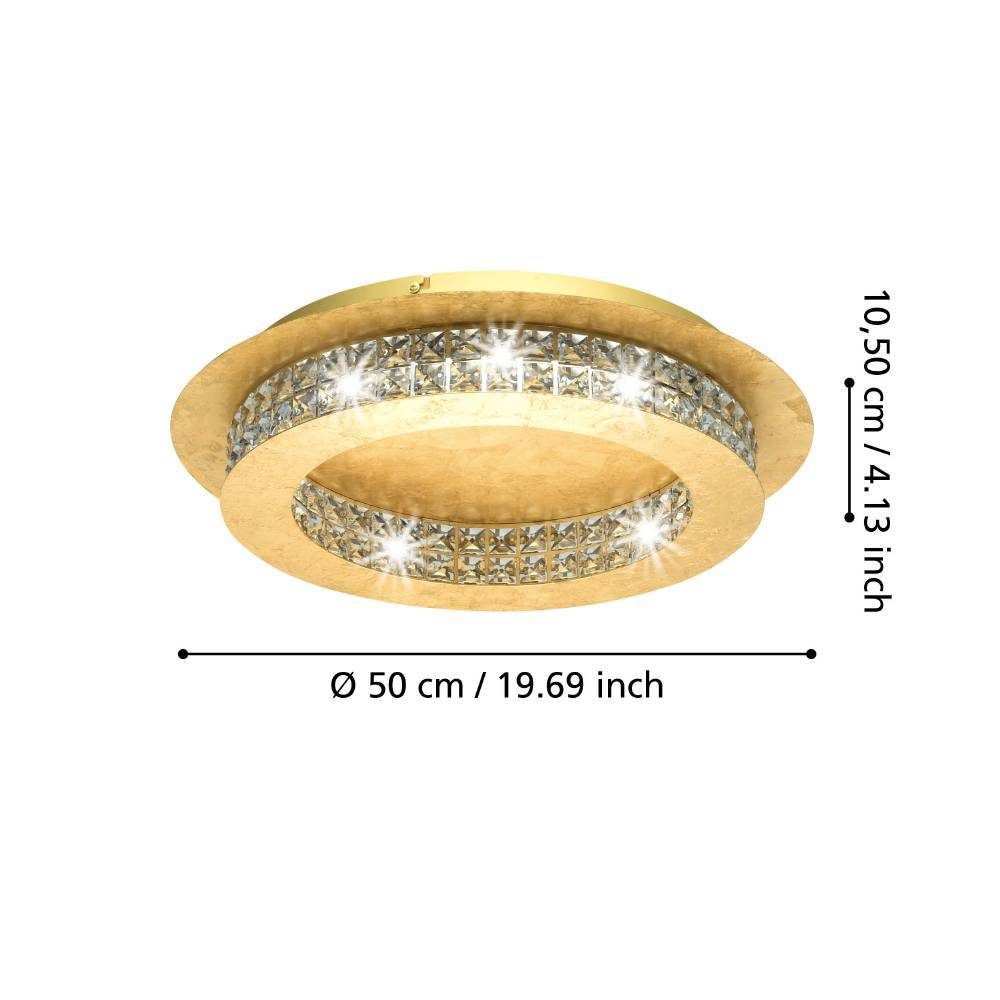 39405_DIMENSION_0001 | Eglo Romania Plafonieră PRINCIPE LED 10X3.15W IP20 39405