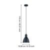 49464_DIMENSION_0001 | Eglo Romania Pendul PRIDDY E27 IP20 49464