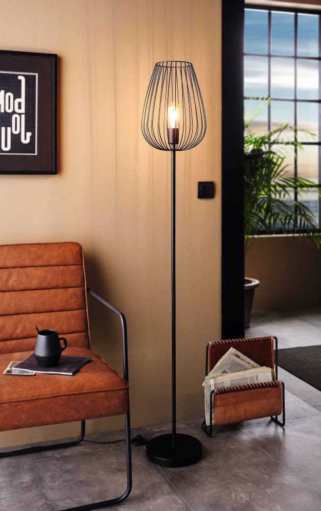 49474_AMBIENT_0001 | Eglo Romania Lampadar NEWTOWN E27 IP20 49474