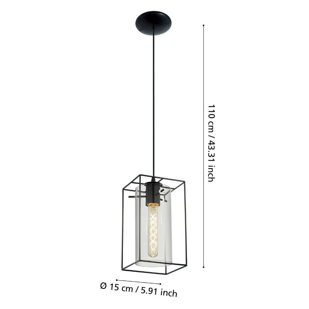 49495_DIMENSION_0001 | Eglo Romania Pendul LONCINO E27 IP20 49495