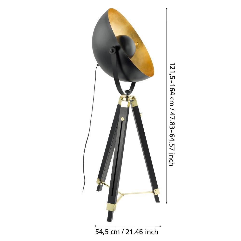 49618_DIMENSION_0001 | Eglo Romania Lampadar COVALEDA E27 IP20 49618