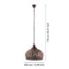 49764_DIMENSION_0001 | Eglo Romania Pendul JADIDA E27 IP20 49764