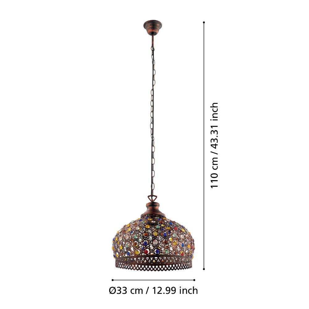 49764_DIMENSION_0001 | Eglo Romania Pendul JADIDA E27 IP20 49764