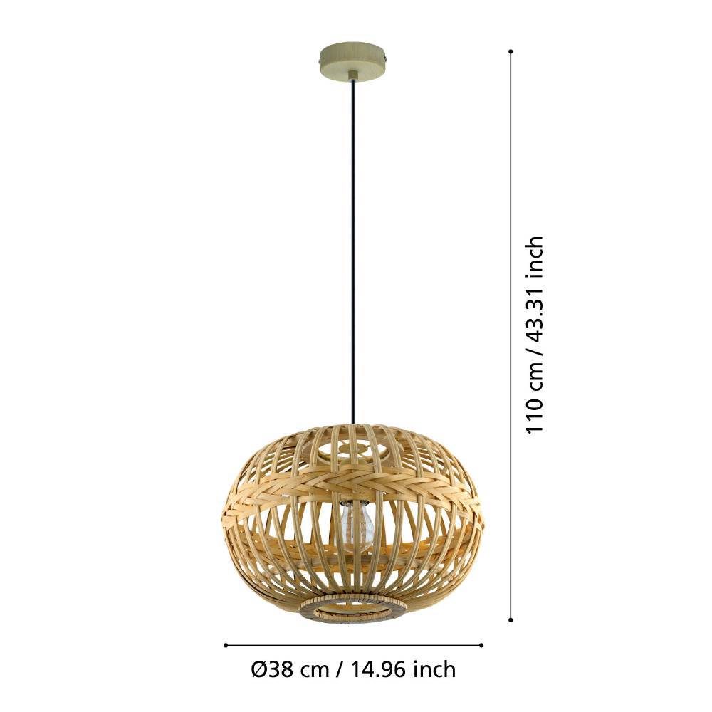 49771_DIMENSION_0001 | Eglo Romania Pendul AMSFIELD E27 IP20 49771