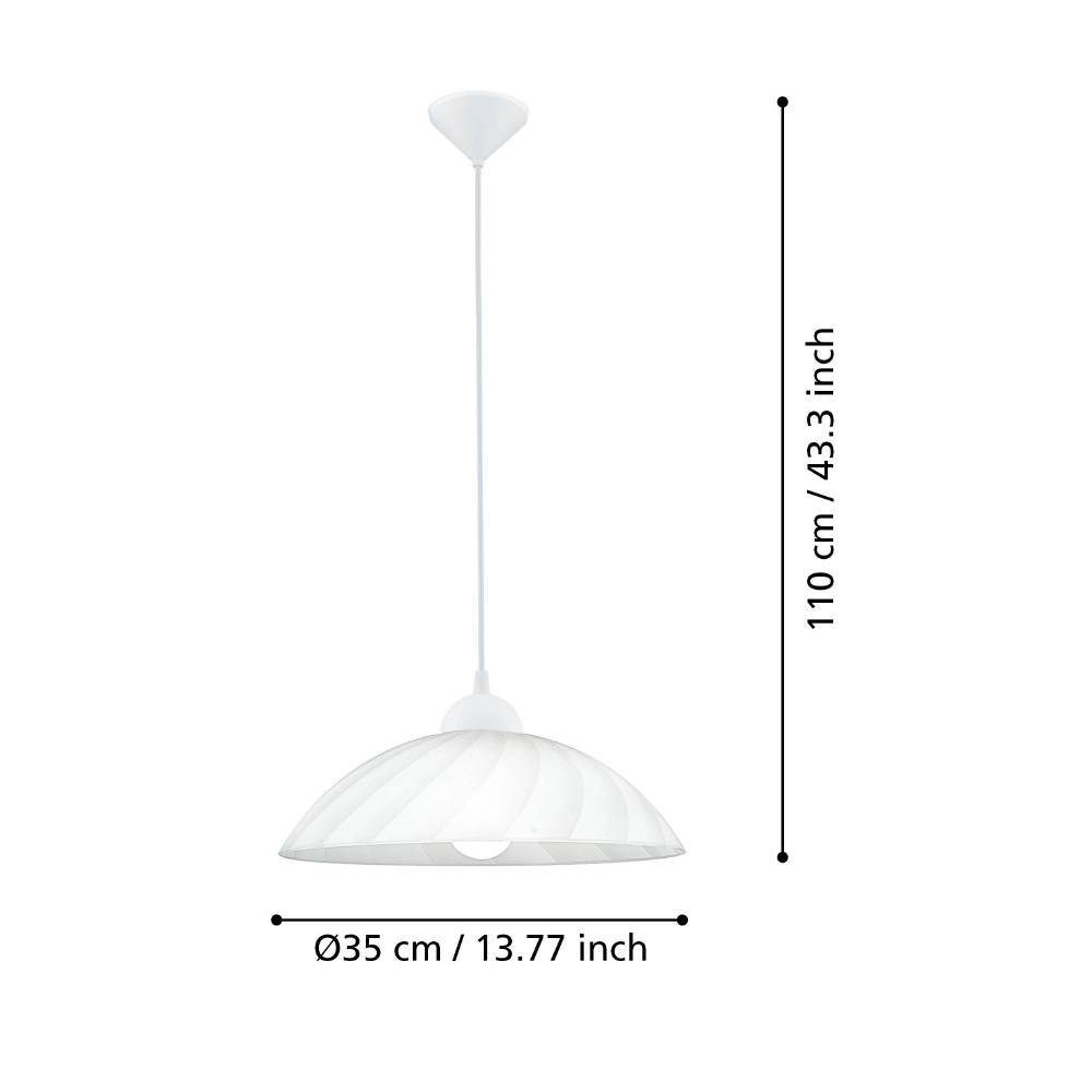82785_DIMENSION_0001 | Eglo Romania Pendul VETRO E27 IP20 82785
