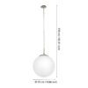 85262_DIMENSION_0001 | Eglo Romania Pendul RONDO E27 IP20 85262