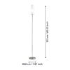 85982_DIMENSION_0001 | Eglo Romania Lampadar TROY 3 E27 IP20 85982