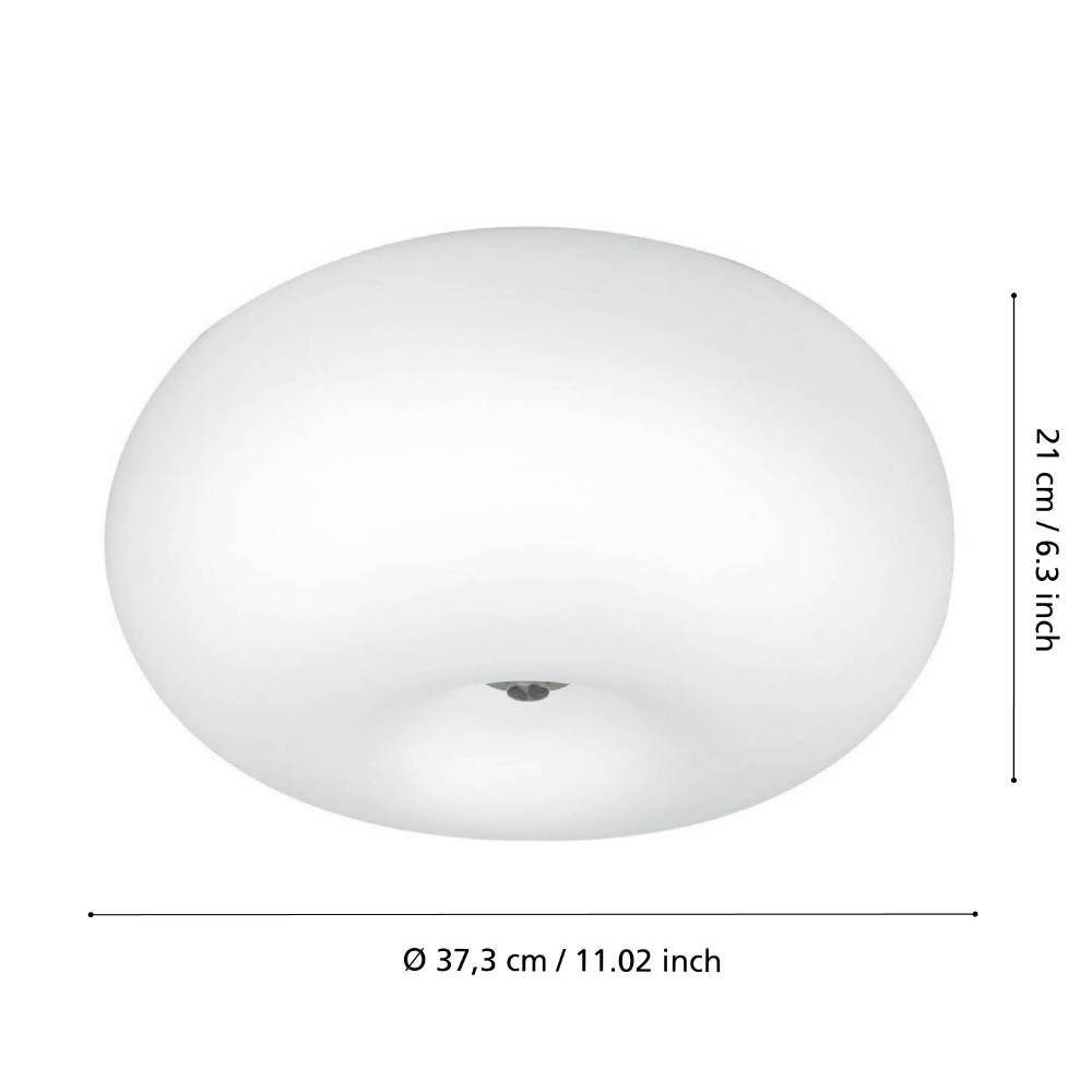 86812_DIMENSION_0001 | Eglo Romania Aplică/Plafonieră OPTICA 2XE27 IP20 86812