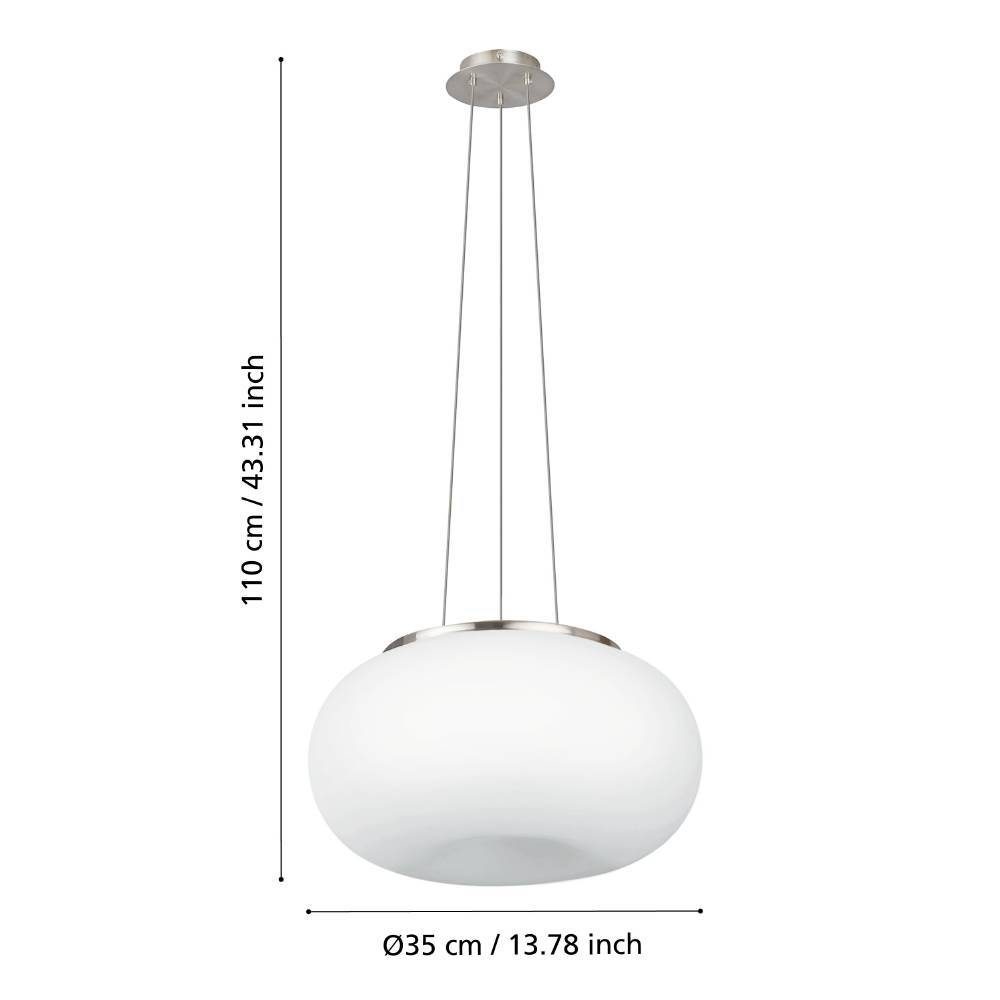 86814_DIMENSION_0001 | Eglo Romania Pendul OPTICA 2XE27 IP20 86814