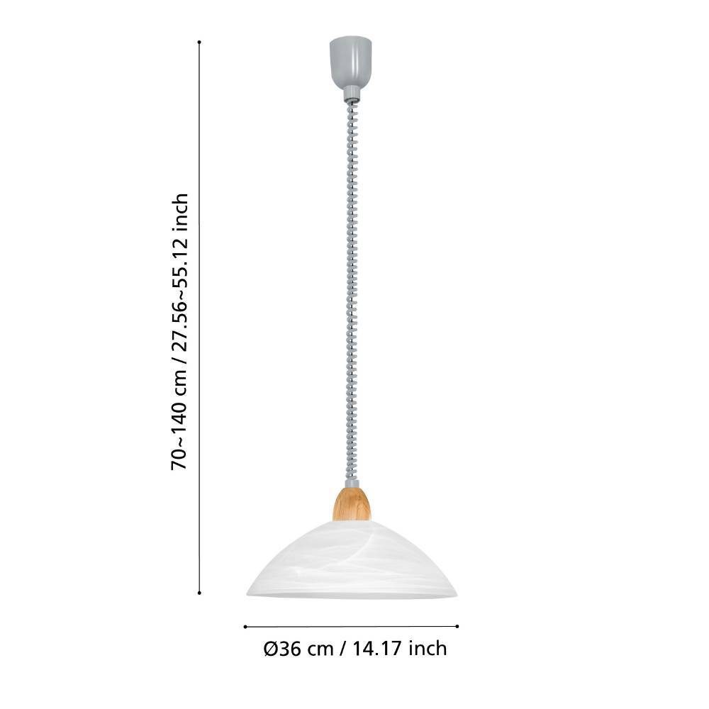 87009_DIMENSION_0001 | Eglo Romania Pendul LORD 2 E27 IP20 87009