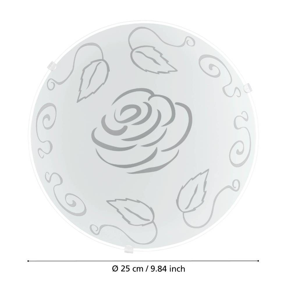 89238_DIMENSION_0001 | Eglo Romania Aplică/Plafonieră MARS 1 E27 IP20 89238