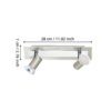 90915_DIMENSION_0001 | Eglo Romania Spot pe bară ROTTELO GU10 2X4.6W IP20 90915