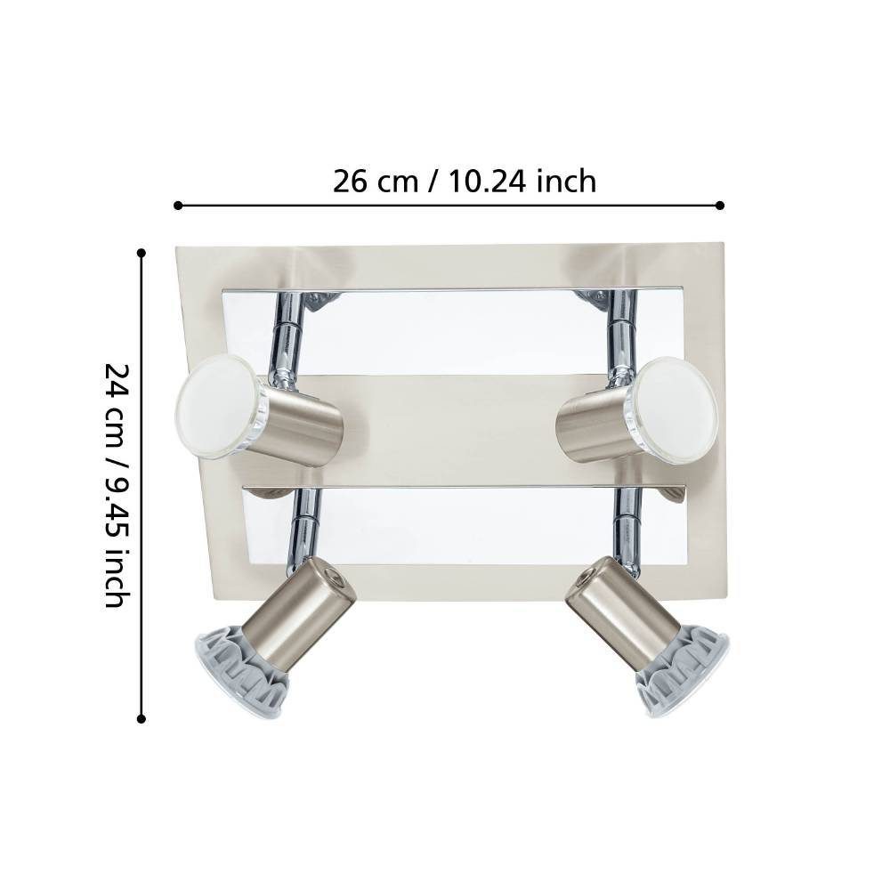 90916_DIMENSION_0001 | Eglo Romania Spot pe bară ROTTELO GU10 4X4.6W IP20 90916