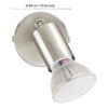 92595_DIMENSION_0001 | Eglo Romania Spot pe bară BUZZ-LED GU10 2.8W IP20 92595