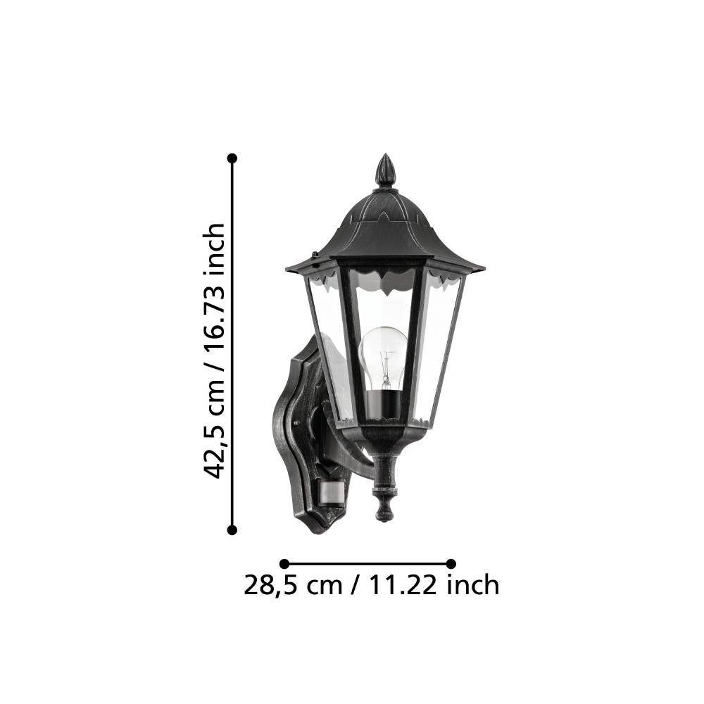 93458_DIMENSION_0001 | Eglo Romania Aplică NAVEDO E27 IP44 93458