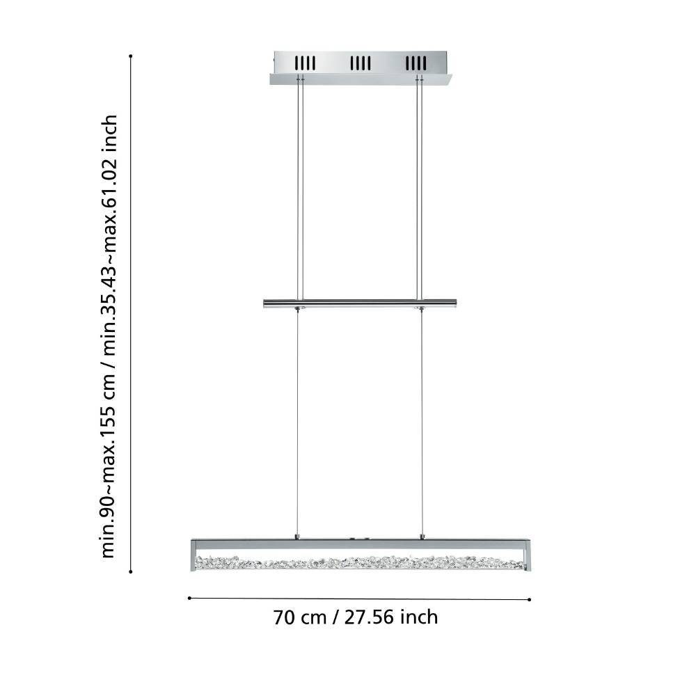 93625_DIMENSION_0001 | Eglo Romania Lustră CARDITO 1 LED 4X6W IP20 93625