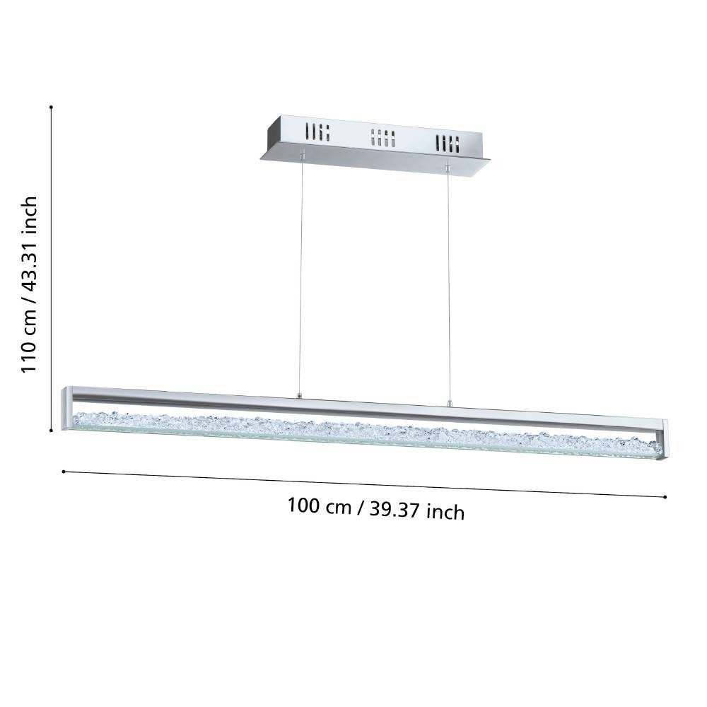 93626_DIMENSION_0001 | Eglo Romania Lustră CARDITO 1 LED 6X6W IP20 93626