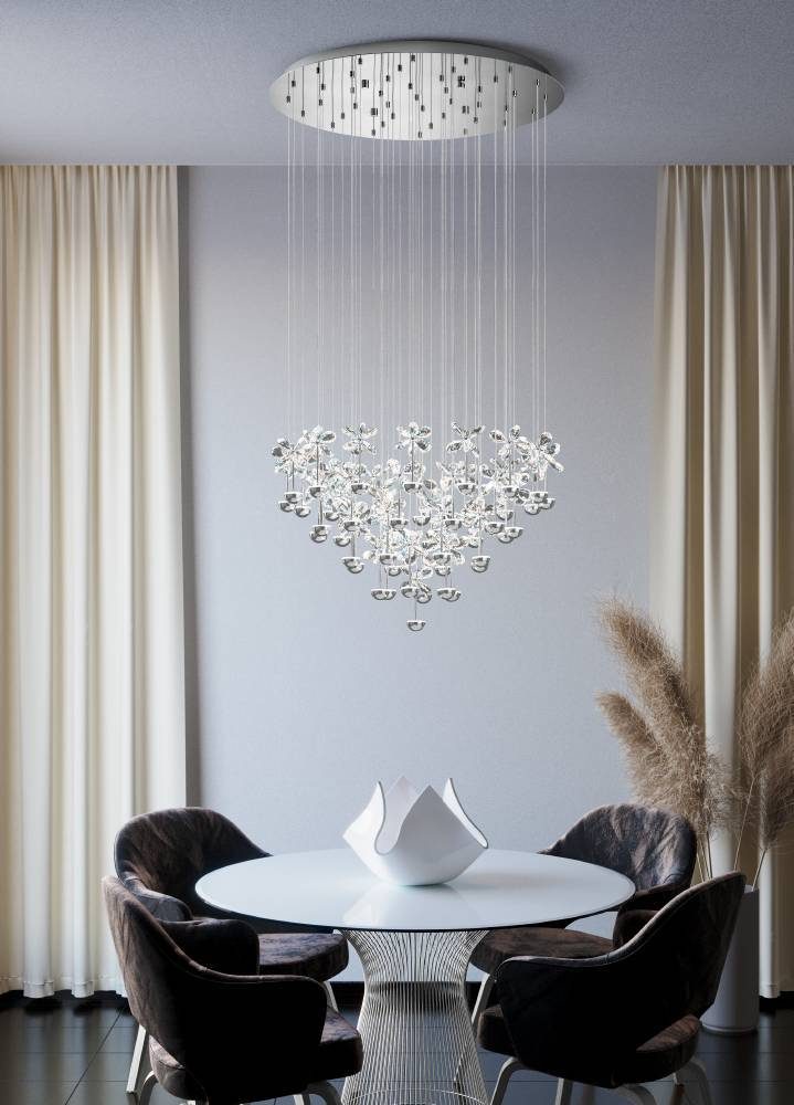 93661A_AMBIENT_0001 | Eglo Romania Lustră PIANOPOLI LED 43X2.5W IP20 93661