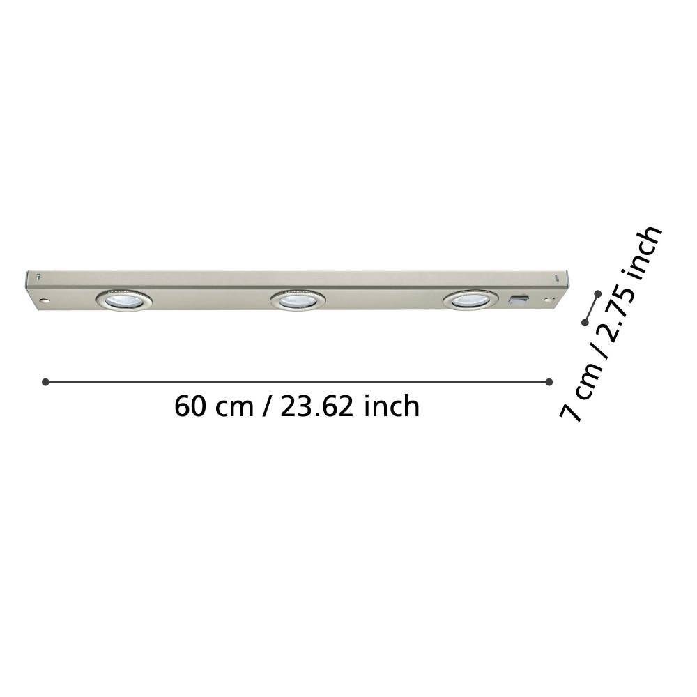 93707_DIMENSION_0001 | Eglo Romania Aplică bucătărie KOB LED 3X2.3W IP20 93707