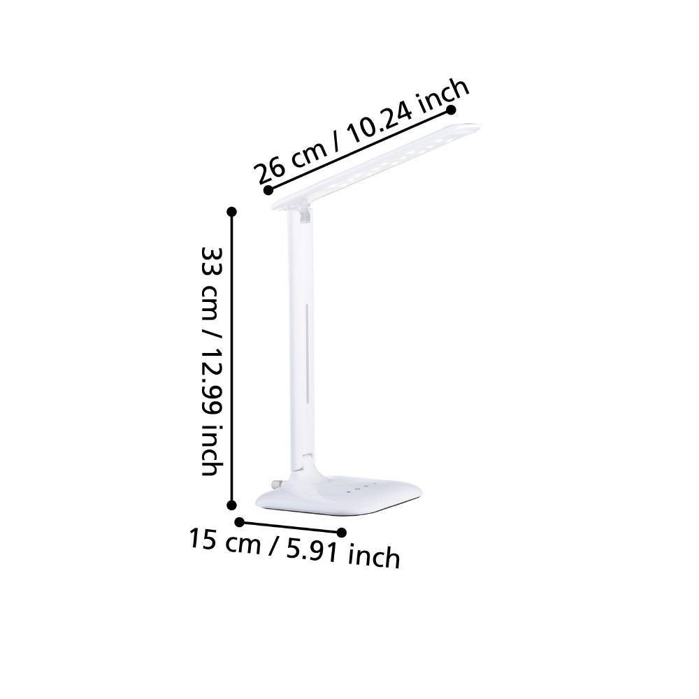 93965_DIMENSION_0001 | Eglo Romania Veioză CAUPO LED 2.1W IP20 93965
