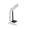 93966_DIMENSION_0001 | Eglo Romania Veioză CAUPO LED 2.1W IP20 93966