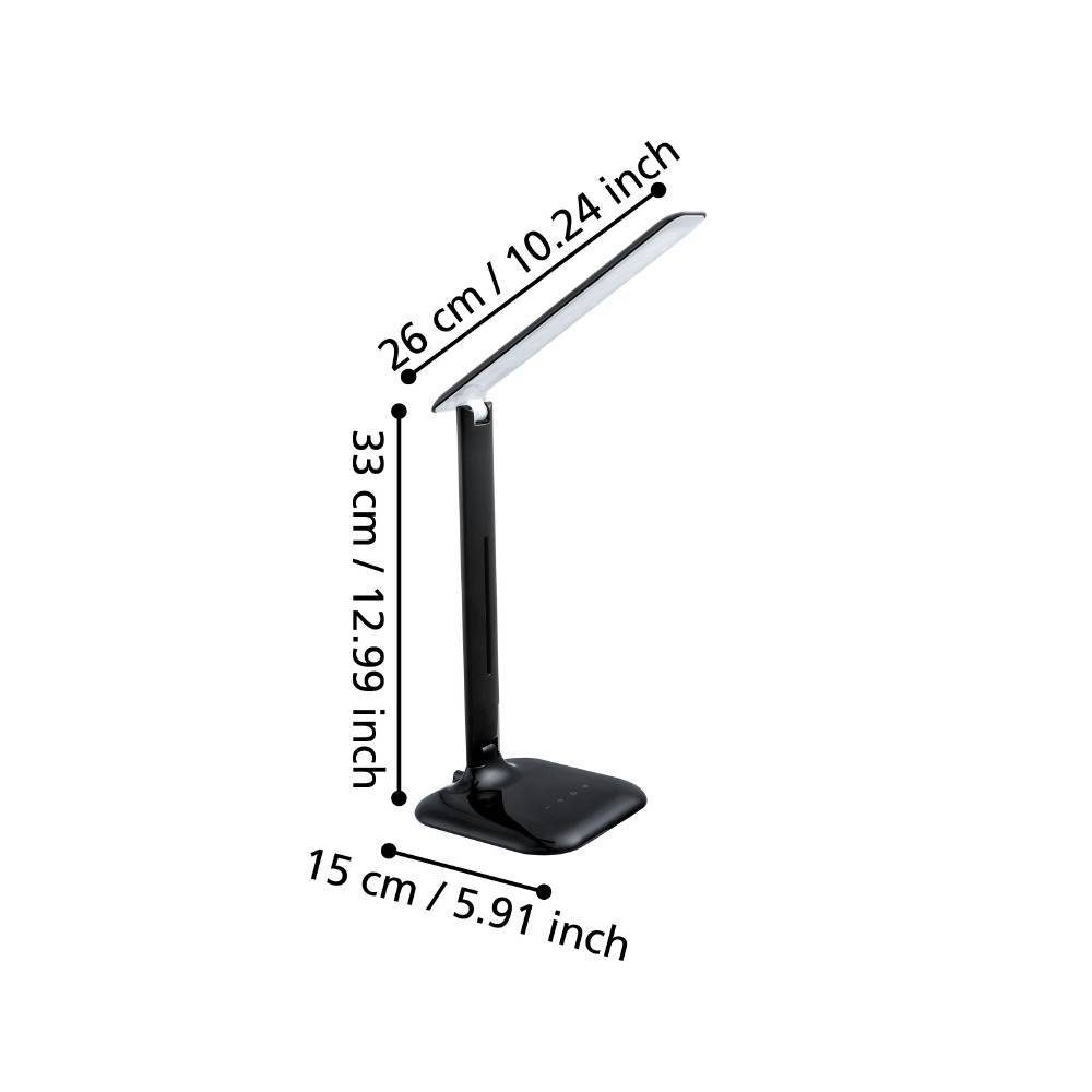 93966_DIMENSION_0001 | Eglo Romania Veioză CAUPO LED 2.1W IP20 93966