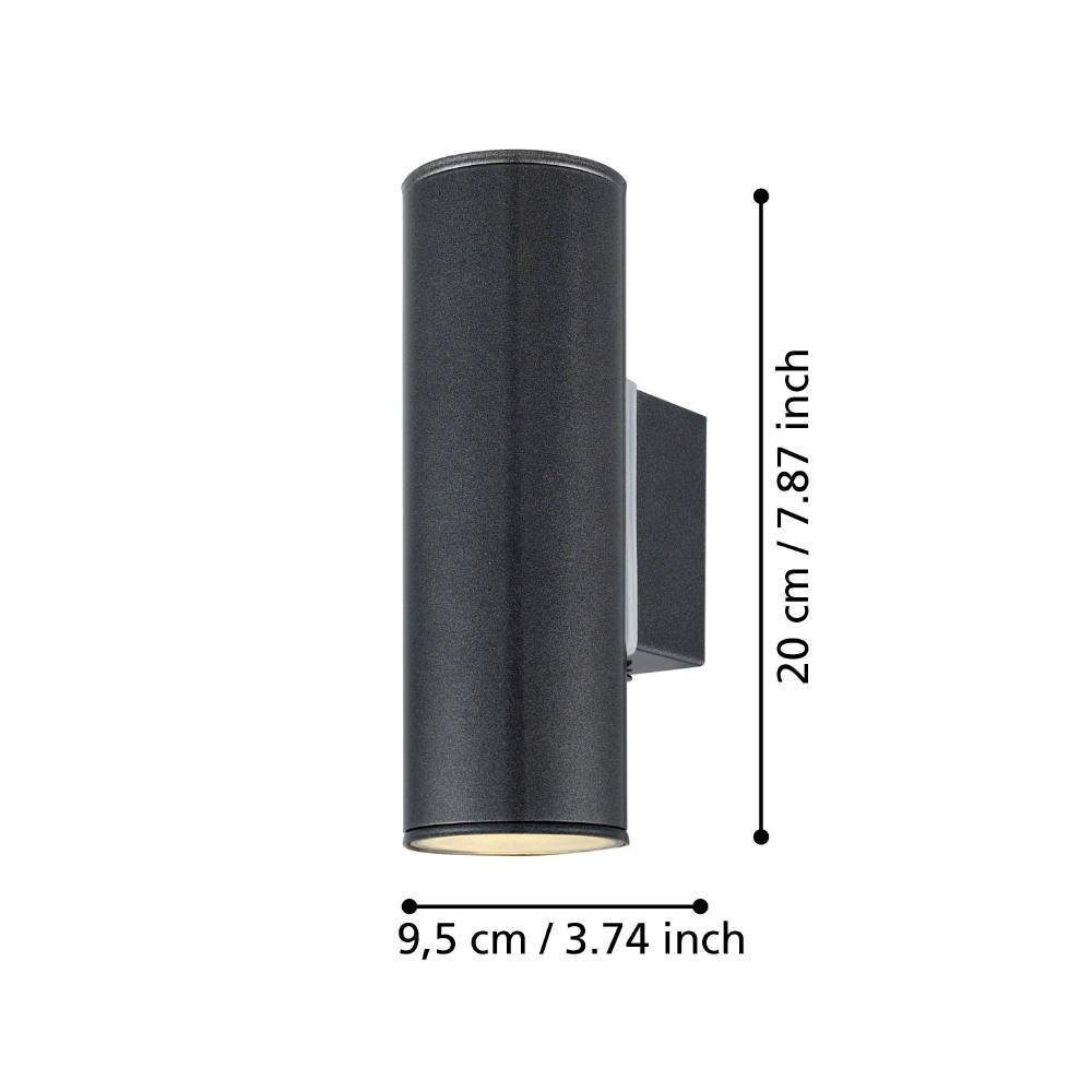 94103_DIMENSION_0001 | Eglo Romania Aplică RIGA LED GU10 2X2.8W IP44 94103
