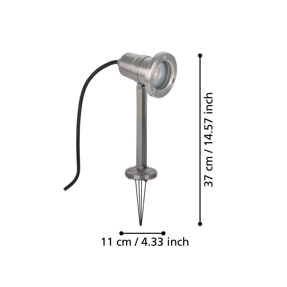 94111_DIMENSION_0001 | Eglo Romania Proiector sol NEMA LED GU10 4.5W IP54 94111