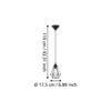 94187_DIMENSION_0001 | Eglo Romania Pendul TARBES E27 IP20 94187