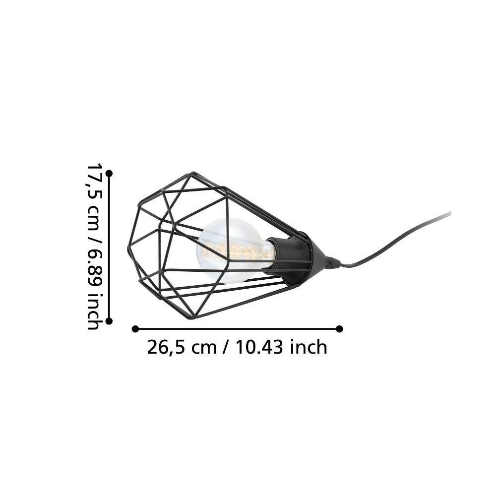 94192_DIMENSION_0001 | Eglo Romania Veioză TARBES E27 IP20 94192