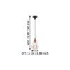 94193_DIMENSION_0001 | Eglo Romania Pendul TARBES E27 IP20 94193