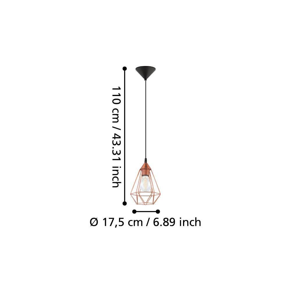 94193_DIMENSION_0001 | Eglo Romania Pendul TARBES E27 IP20 94193